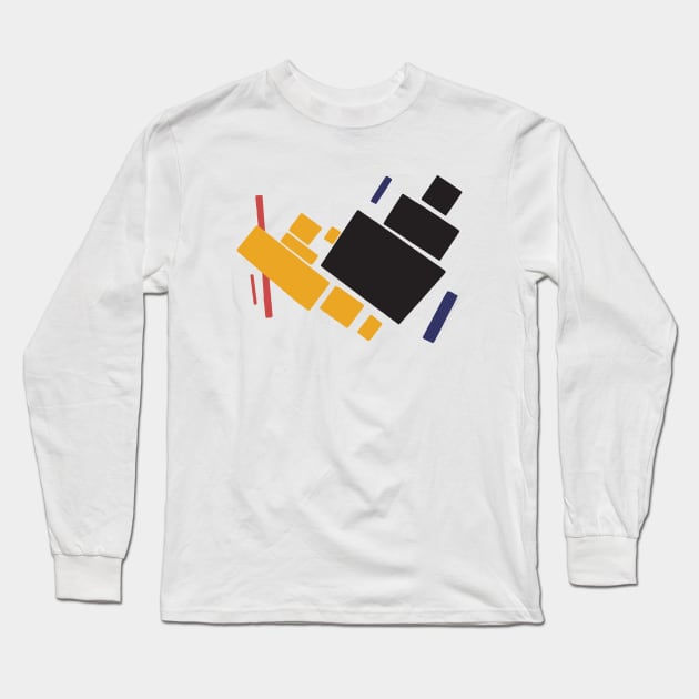 Malevich Wide Walls Long Sleeve T-Shirt by GeleHaas